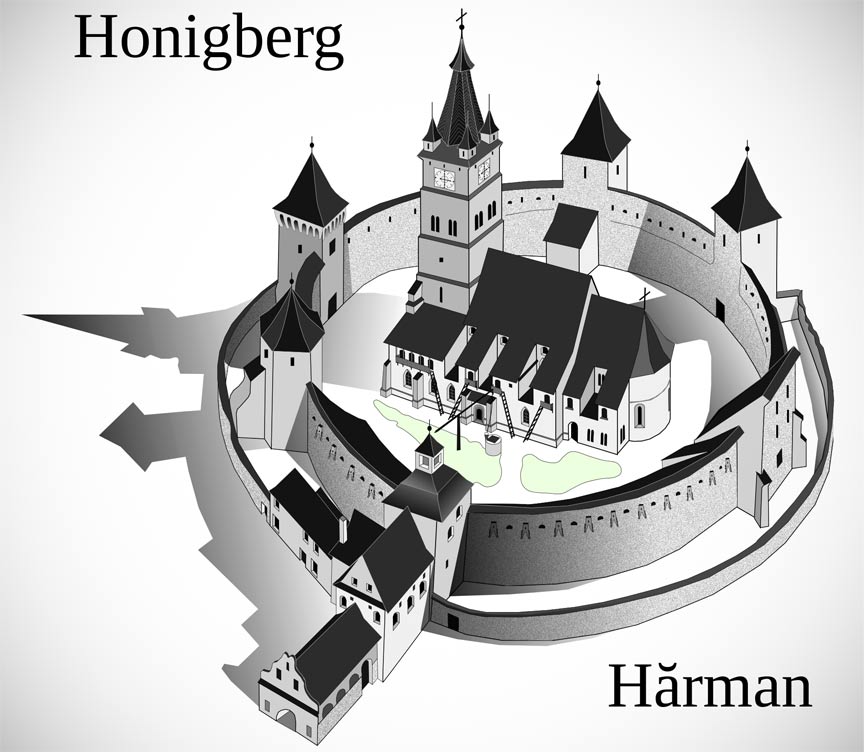 Schira Bisericii fortificate din Hārman.